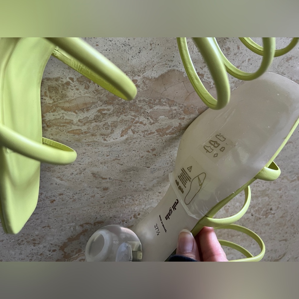 New Cupt Gaia Freya sandals in Moss size 37.5 - Picture 3 of 4
